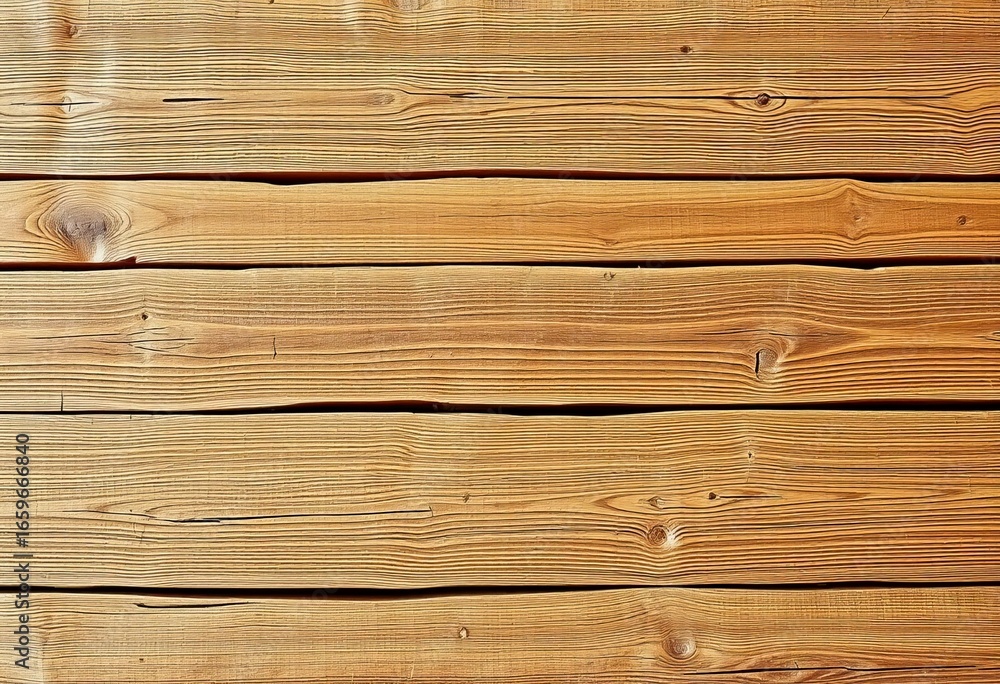 Fototapeta premium Wide panoramic banner of weathered, rustic barn wood planks Isolated, rough-hewn, shabby chic background, material, timber