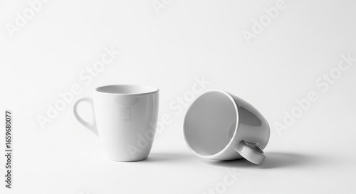 Clean White Coffee Cup Mockup Perfect for Branding