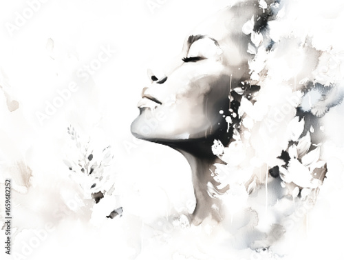 Abstract paintings images woman