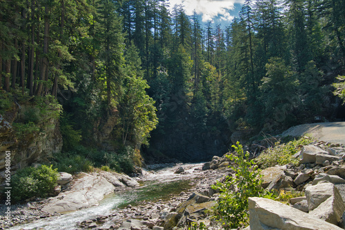 A view of the Hope Nicola valley.   Coquihalla Canyon Provincial Park. BC Canada
