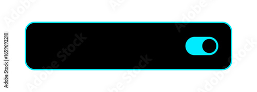 ON OFF toggles switch buttons vector set. Modern web and mobile app switch button interface elements. Setting toggle icons design.