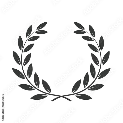 Vector illustration of laurel wreath