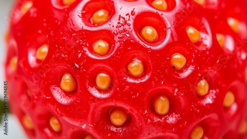 Wallpaper Mural strawberry close-up  Torontodigital.ca