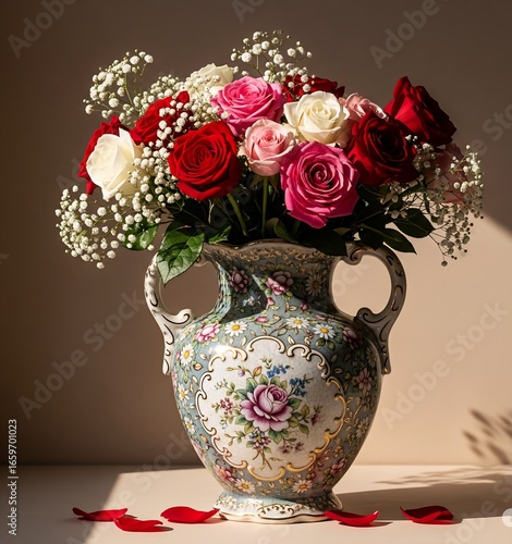 Vase with flowers