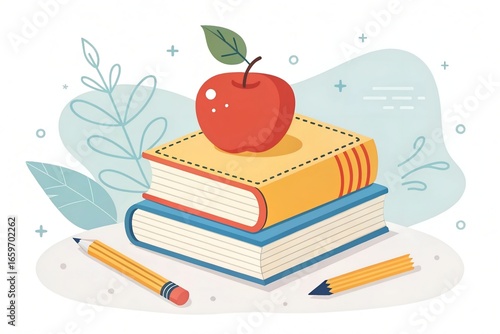 Back to School Education Vector Set