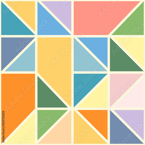 Modern Abstract Geometric Pattern