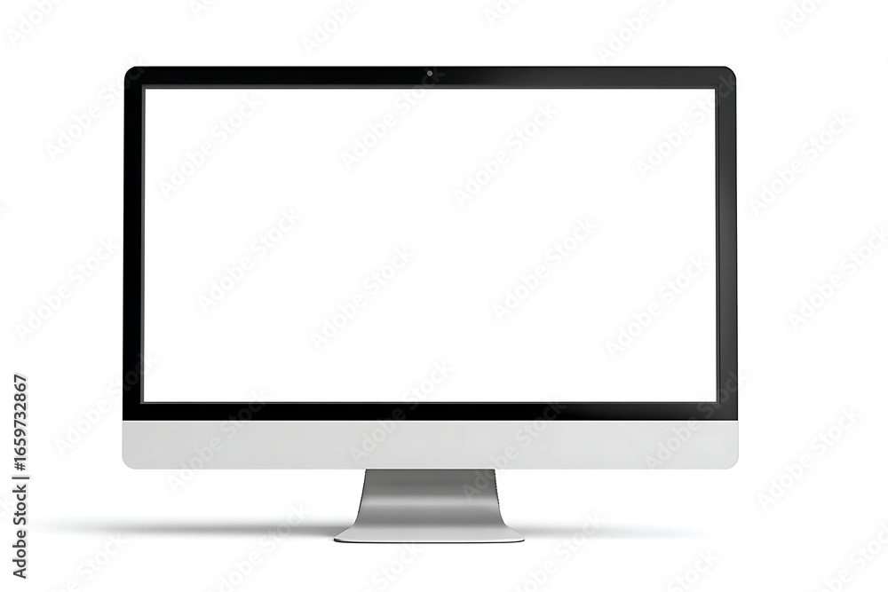 computer monitor isolated on white computer monitor isolated on white