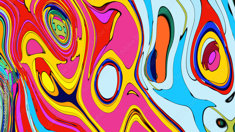 Fototapeta premium seamless pattern with colorful lines