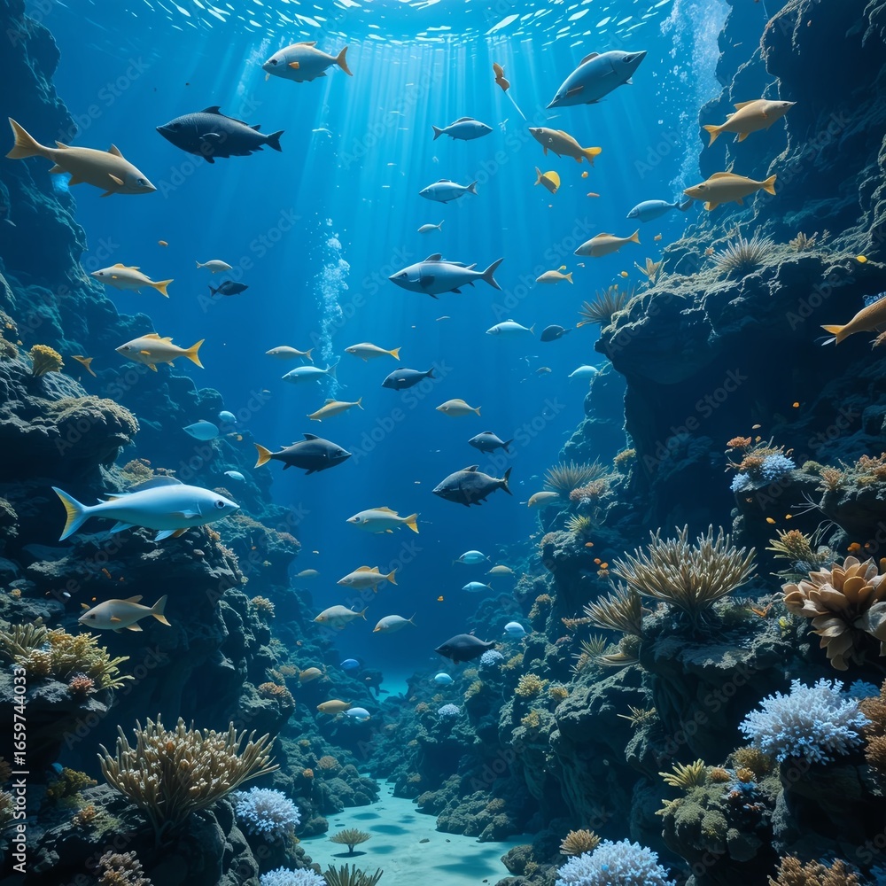 Fototapeta premium Under the sea