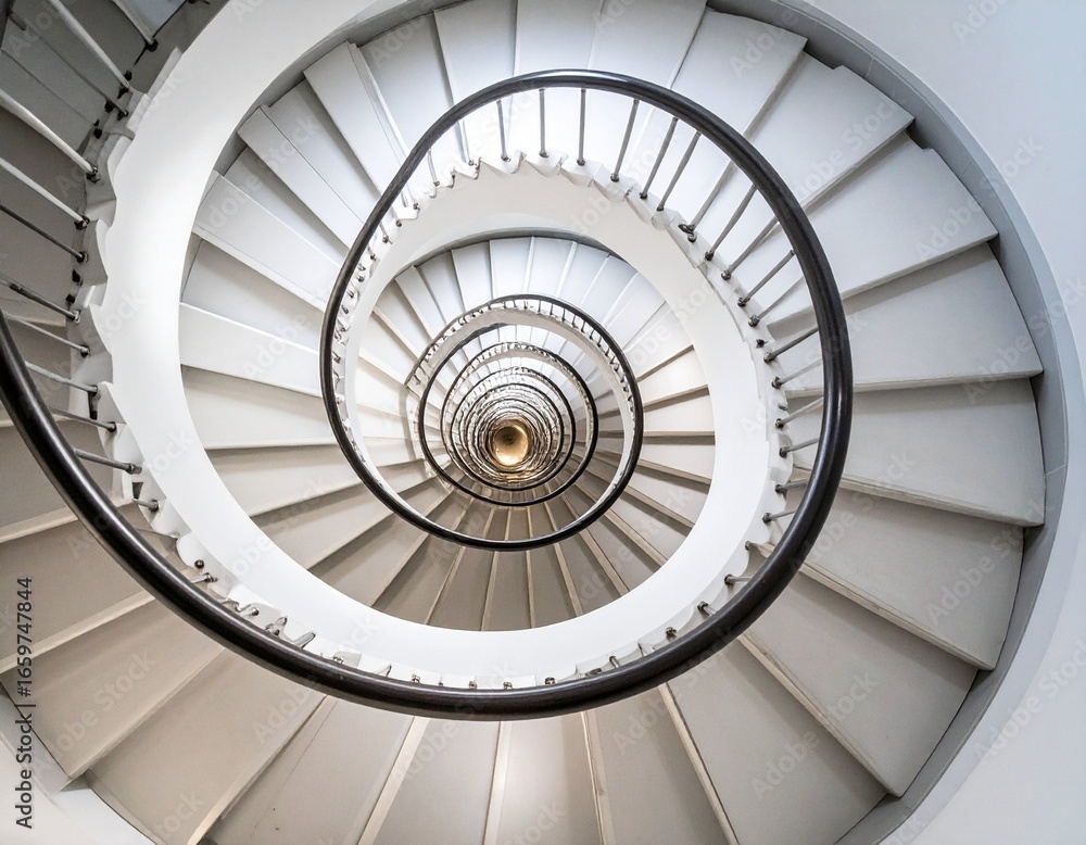 Fototapeta premium round stairs downword 
