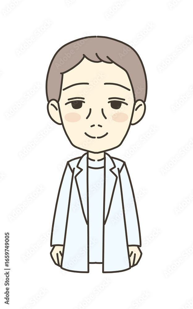 医療従事者の人物 イラスト素材 医師 医療従事者の人物 イラスト素材 医師