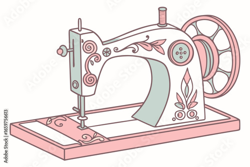 Vintage sewing machine