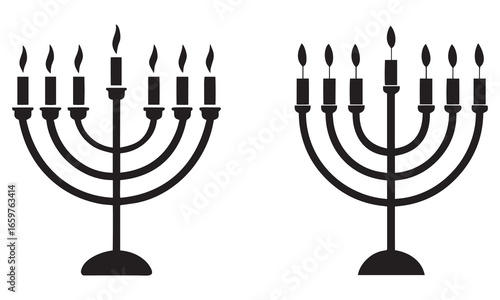 Spiritual Celebration Icon Set Church, Synagogue, Menorah, Star of David, Chalice, Dove & Chai Symbols
