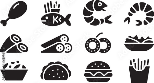 Fried Favorites Icons
