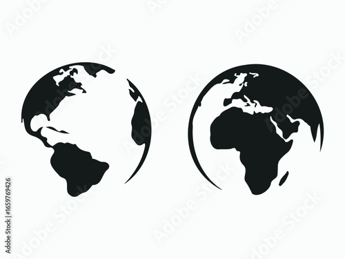 Earth Isolated World Planet Icon Vector Illustration Design