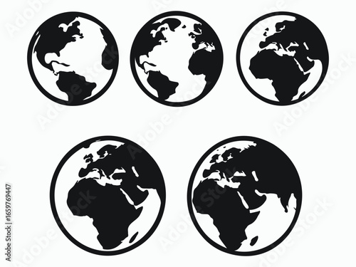 Earth Isolated World Planet Icon Vector Illustration Design