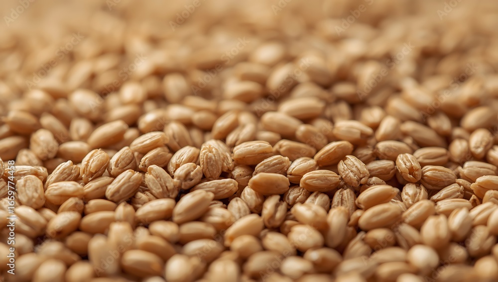Close-Up of Barley Grains Close-Up of Barley Grains