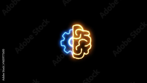 Wallpaper Mural future technology, digital transformation, and human-machine connection. symbolizing AI integration ,Illustrates artificial intelligence, innovation, big data, smart so Torontodigital.ca