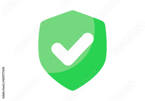 security shield check mark PNG transparent icon for protection, privacy, success and trust apps