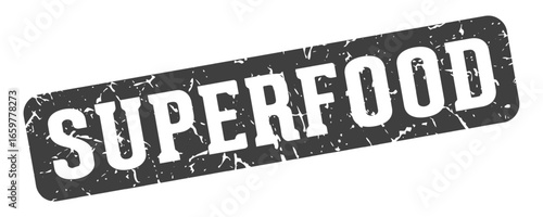 superfood rectangular sign. superfood stamp