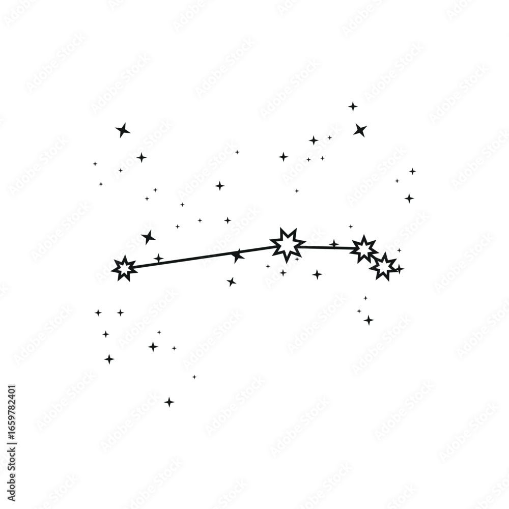 Fototapeta premium Constellation Zodiac Star
