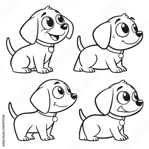 set of puppies