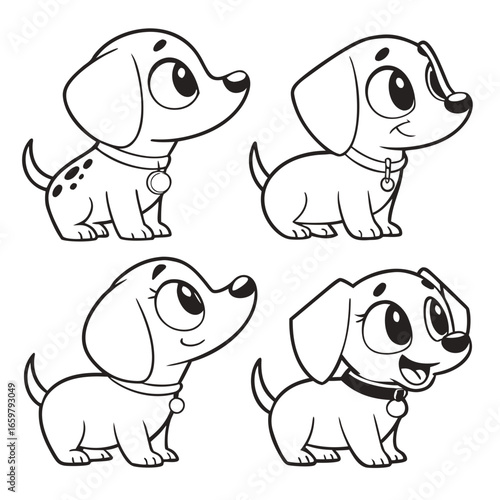 set of puppies