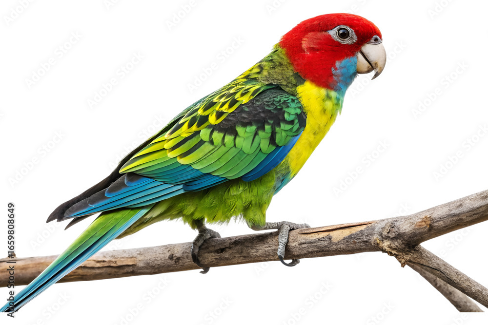 Obraz premium Exotic Bird Parrot PNG Transparent Isolated Clip-art.