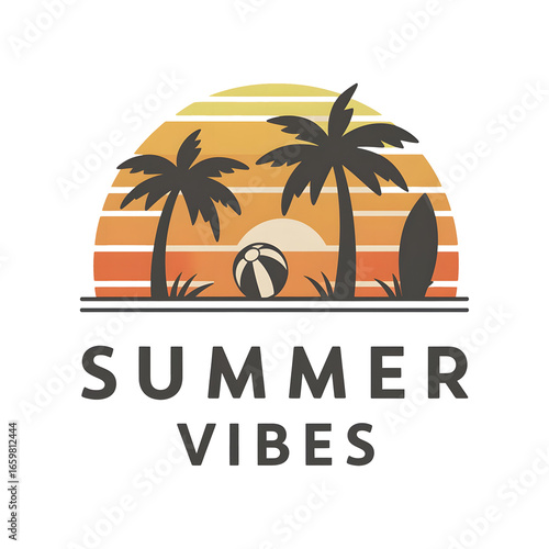 Wallpaper Mural T-Shirt Design - SUMMER VIBES Torontodigital.ca