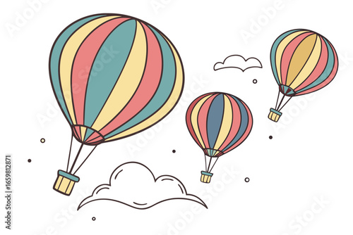 hot air balloons