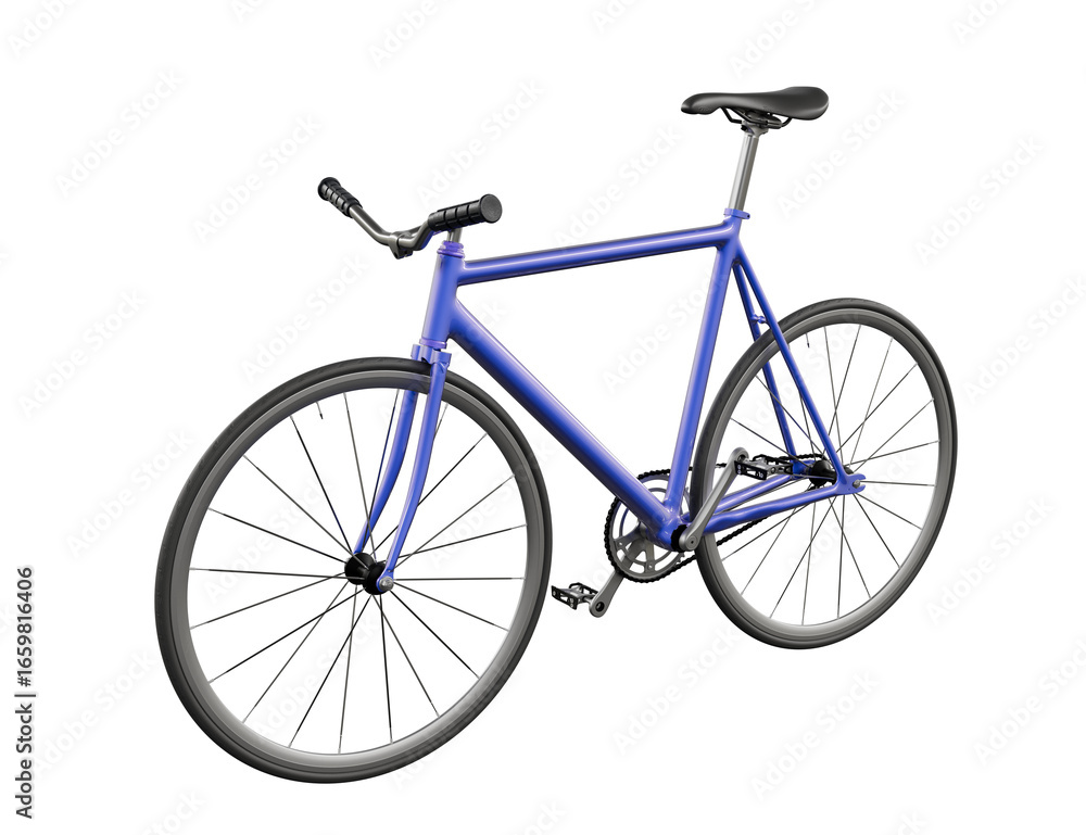Obraz premium Vintage Road Bicycle isolated on white