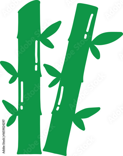 Bamboo Sugarcane line art icon. Design elements for social network and application. on transparent background.Sugarcane stalks vector illustration of fresh sugarcane plants for agriculture.