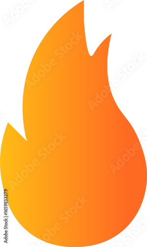 Flame Icons, Flame Vector Icon. Simple flat burning fire silhouette collection. Hot energy symbol for graphic design, Vector Illustration