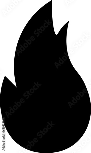 Flame Icons, Flame Vector Icon. Simple flat burning fire silhouette collection. Hot energy symbol for graphic design, Vector Illustration