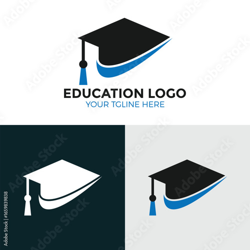 Graduation Hat Logo Vector Art, Icons, and Graphics.