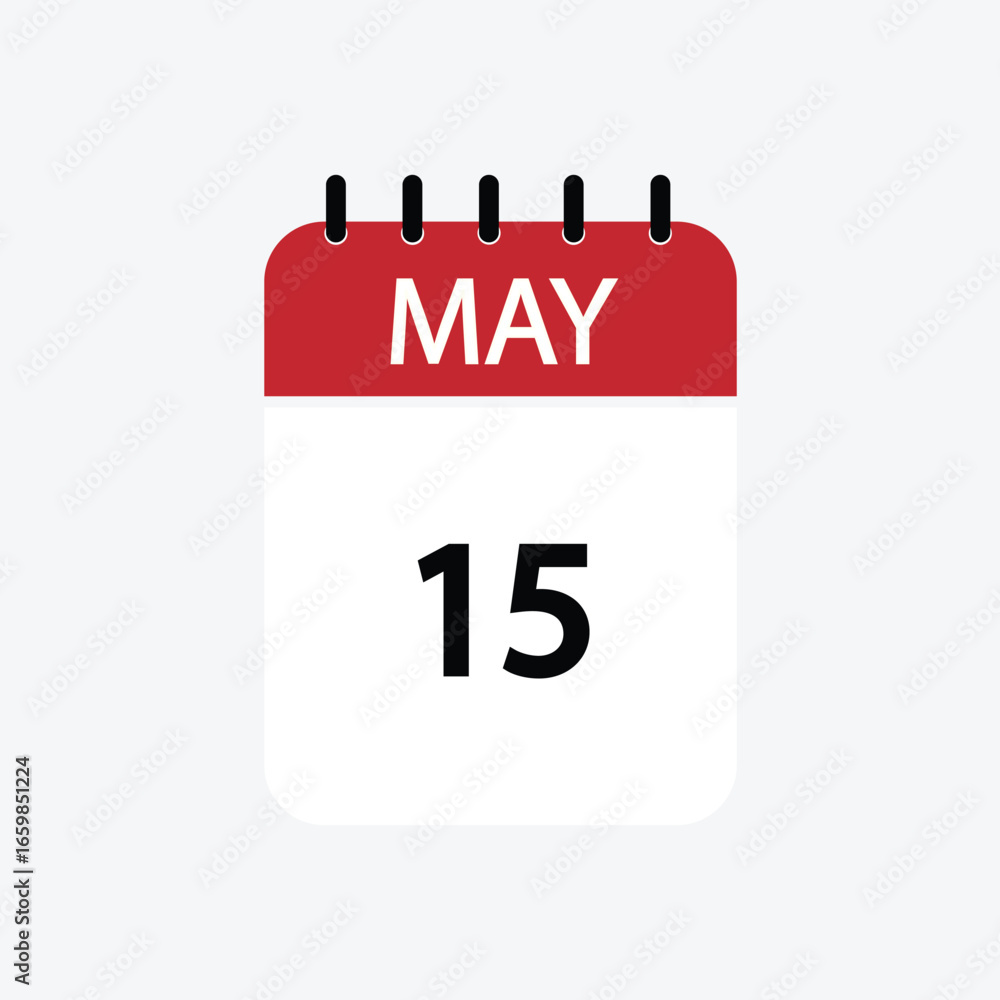 15 may calendar may calendar vector illustration 15 may calendar may calendar vector illustration