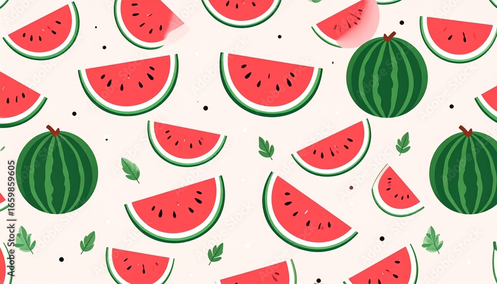 watermelon seamless pattern watermelon seamless pattern