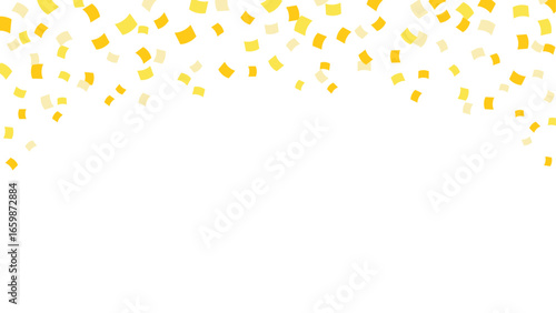 ゴールドの紙吹雪のベクター素材