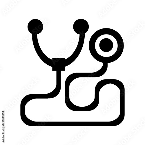 Medical Stethoscope Icon