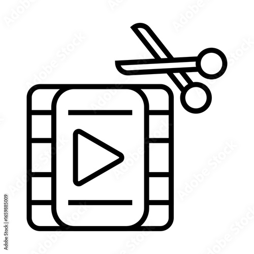 Film Editing Suite icon design