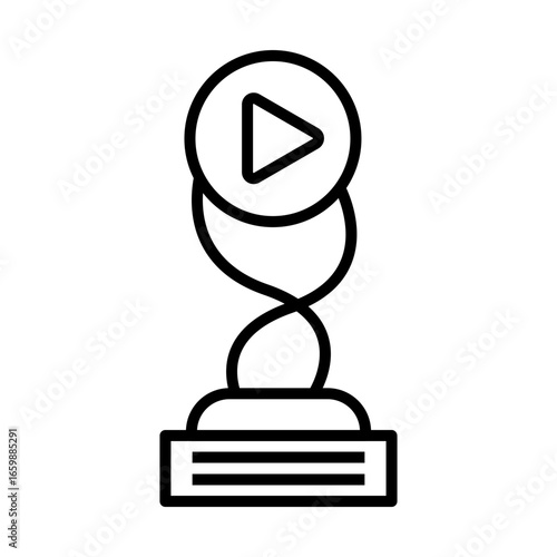 Film Festival Trophy icon design