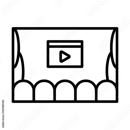 Movie Premiere icon design