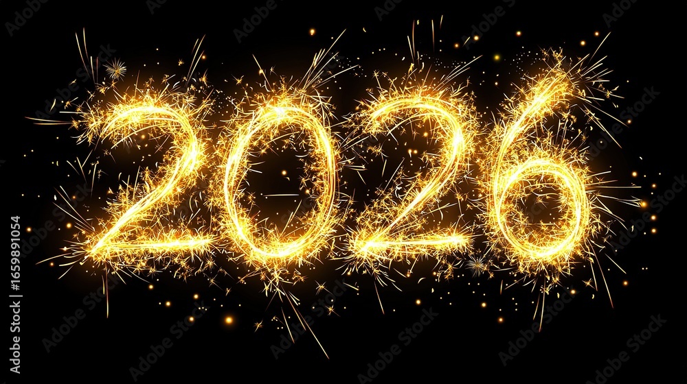 Golden Fireworks 2026 on Black Sky for New Year Celebration with Sparkling Lights and Wide-Angle HD Detail.
Golden Fireworks 2026 on Black Sky for New Year Celebration with Sparkling Lights and Wide-Angle HD Detail.