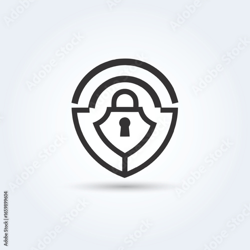 VPN mobile app logo design