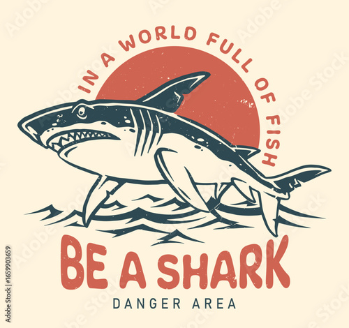 Embrace your uniqueness with a shark design