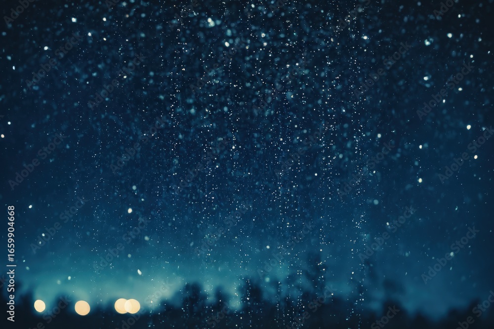 Obraz premium rain drops on a dark atmospheric background