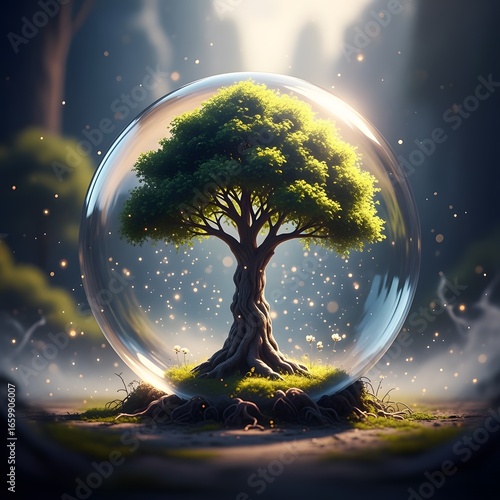 tree on the moon