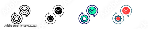 Devops  Icon Set Multiple Style Collection