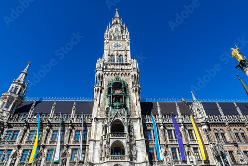 New Town Hall or Neues Rathaus in Munich, Bavaria, Germany