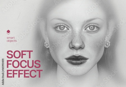 Soft Focus Photo Effect Mockup
